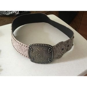 L&B, genuine leather, western style belt